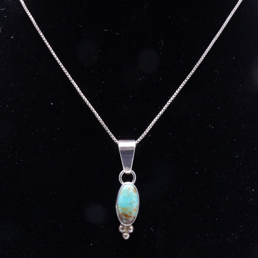 C. Spencer - Sterling & Turquoise Necklace